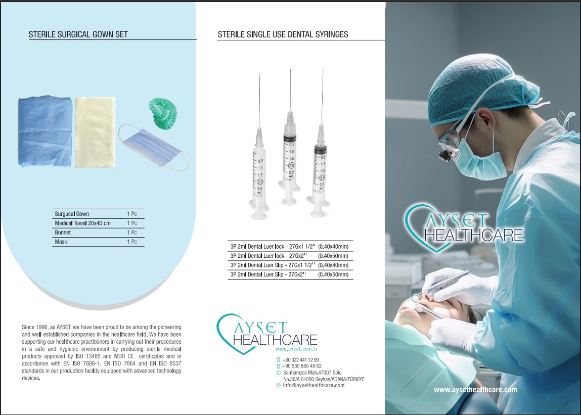 Ayset Healthcare Ürün Broşür ve Katalogları