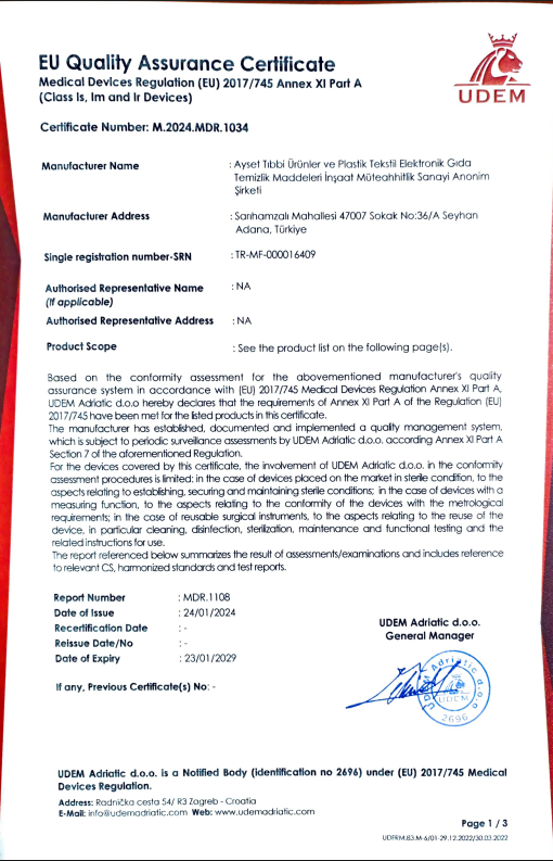 Ayset Healthcare Ürün Broşür ve Katalogları